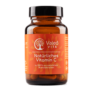 Vitamin C Acerola Kapseln – Natürliche Nahrungsergänzung mit 210 mg reinem Vitamin C pro Tagesdosis aus Acerolakirsche.